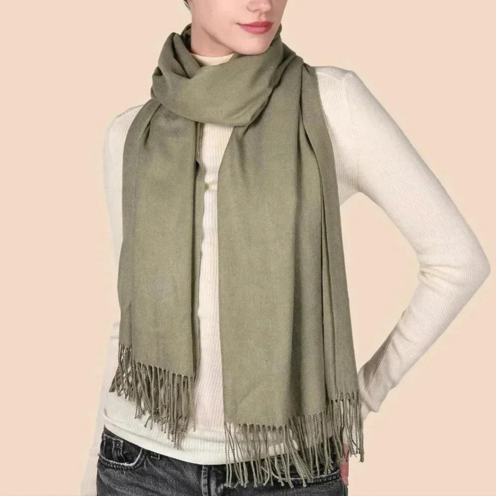 Winter Scarf for Women Pashmina Shawl Wraps Cashmere Feel Warm Fashion Blanket S